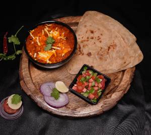 Paneer butter masala with warms ghee paratha's