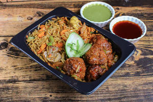 Combo Fried Rice with Manchurian
