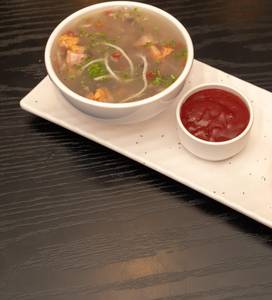 Chicken talumein soup