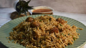 Veg Manchurian Fried Rice