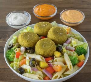 Hara Bhara Kebab Pasta Salad