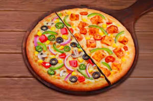 Veg and Veg Pizza [Big, 10 inches, Serves 2]