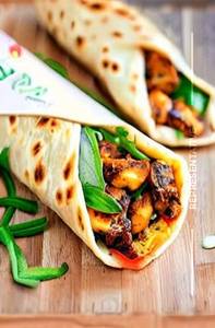 Double egg double chicken roll