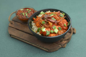 Chicken 65 + Chicken Fried Rice (650ml) Bowl Combo [Chicken Fried Rice]