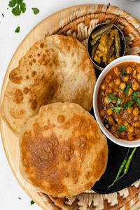 Stuffed Chhole Bhature  (desi Ghee)