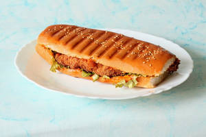 Crispy Cajun Chicken Cubano - Half