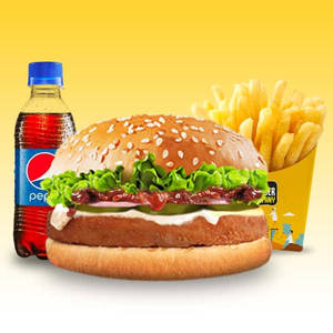 Hot Chicken Burger - Combo