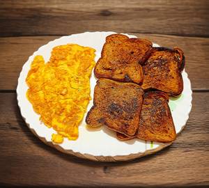 Butter Toast with omelette