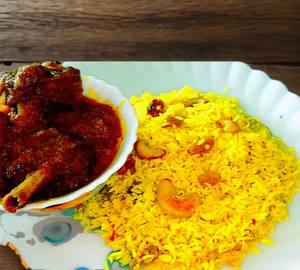 Basati Pulao With Mutton Comboo