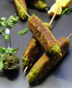 Hare Masale Ka Seekh Kebab