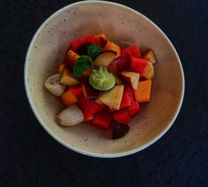 Bowl Of Seasonal Fruit Salad 
