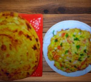 Plain paratha combo with omelette [2 eggs] Amul butter fortune oil we use
