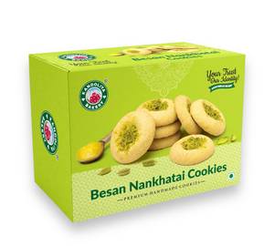 Besan Nankhatai Cookies