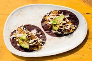 Sole Fish Black Rice Taco