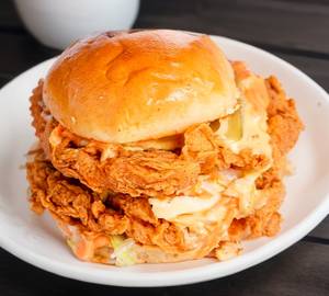 Crispy Fried Double Decker Burger