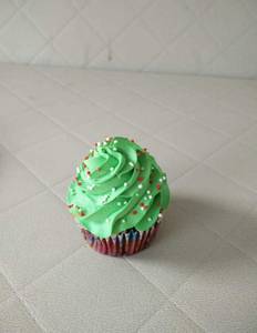 Christmas Tree Cupcake