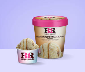 Roasted Californian Almond Ice Cream (Tub)