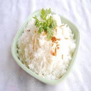 Plain rice