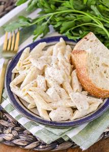 Baked Penne Pasta White