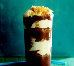 Dark chocolate shake