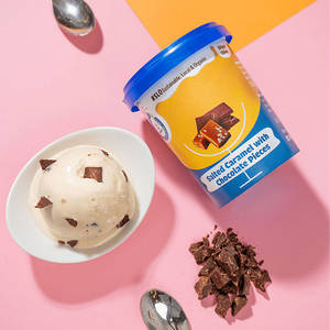 Salted Caramel With Chocolate Pieces Ice-cream