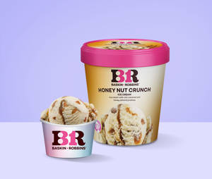 Honey Nut Crunch Ice Cream (Tub)