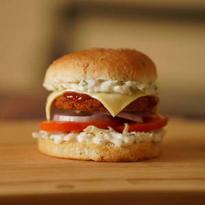 Double Aloo Tikki Burger