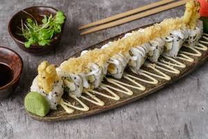Asparagus Tempura And Cream Cheese Roll