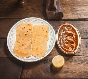Parantha with Egg Masala