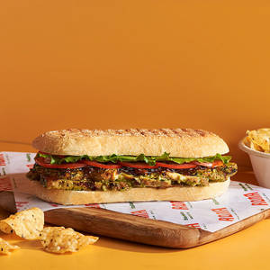 Creamy Pesto Chicken Panini