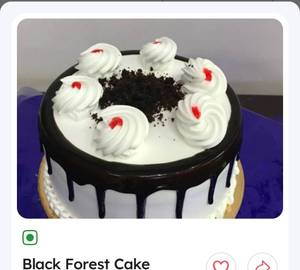 Classic black forest cake [500gms]