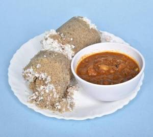 Multigrain Puttu With Kadala Curries