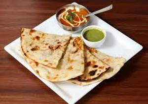 Chicken Keema Naan With Gray