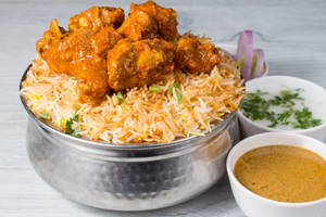 Fried Chicken Biryani