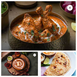 Butter Chk 300ml + Dal Makhani 300ml + 4 Roti