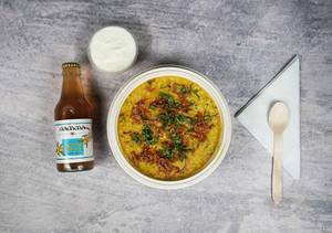 Dal khichdi Pickle & Curd with any Namma beverage