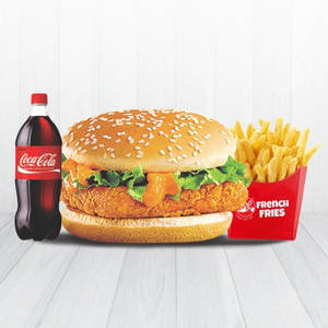 Me 4 ( Paneer Cheese Burger + F. Fries + Drink )