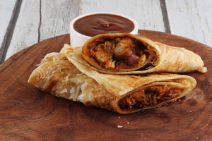 Chilly Fish Kathi Roll