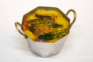 Green Chilli Fried Tadka Dal