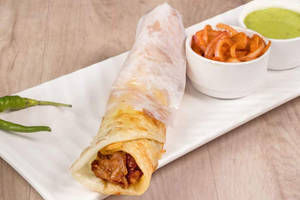 Chilly Chicken Kathi Roll