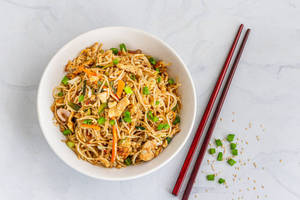 Chicken noodles