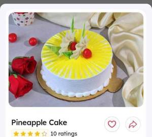 Pineapple anniversary cake [500gms]