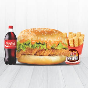 Me 5 ( Little Dia Burger + C. Fries + Drink )