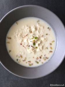 Chilled Fruit Rabadi