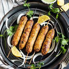 Chicken seekh kebab