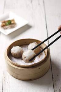Peking duck dumpling