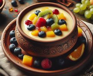 Fruit custard