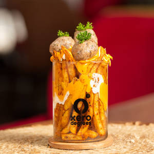 Chicken Ball Garlic Fries