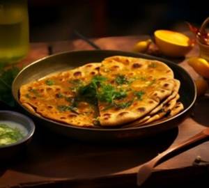 Paneer Pyaaz Parantha
