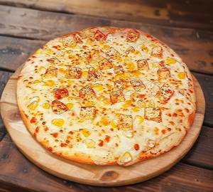 7" paneer and corn pizza